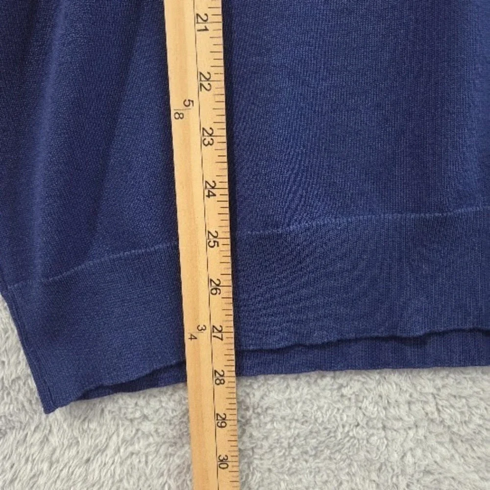 COOFANDY Men's Knit Henley Sweater Shirt Short Sleeve Blue 2XL Casual Button Tee